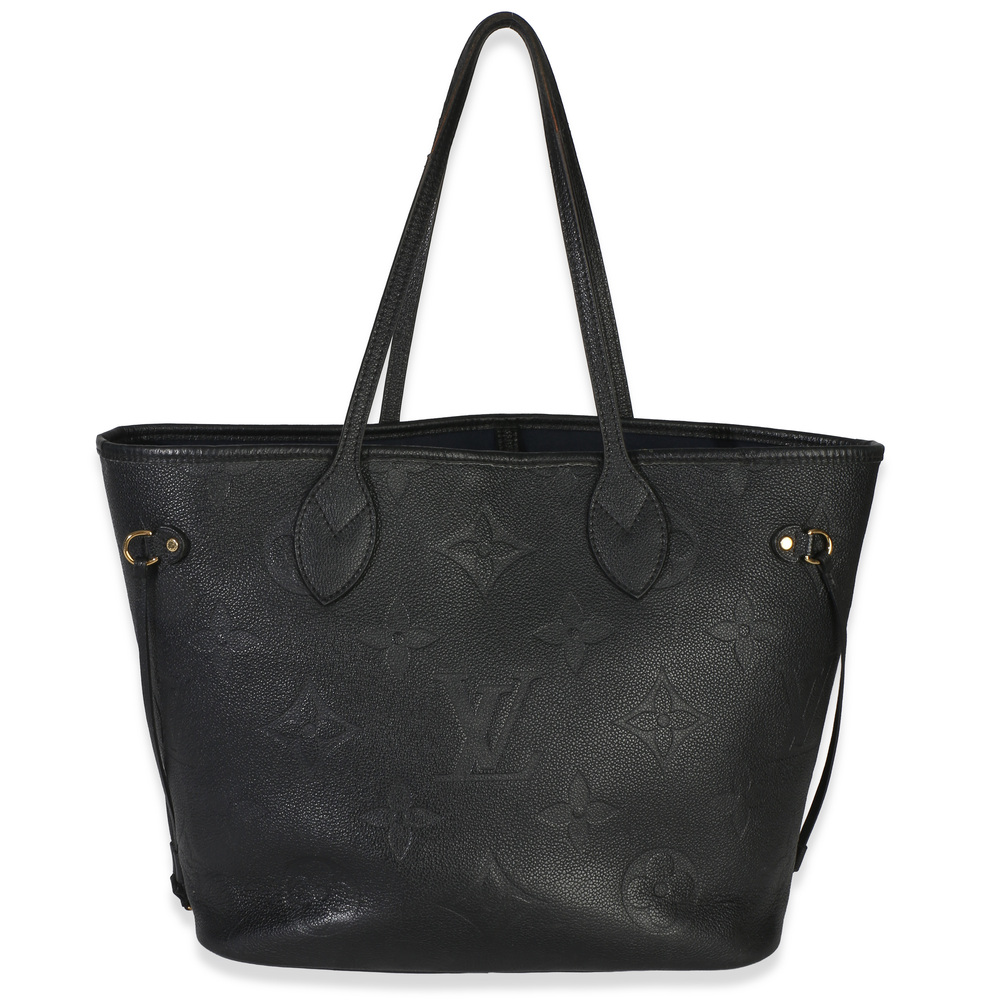 Louis Vuitton Black Giant Monogram Empreinte Neverfull MM